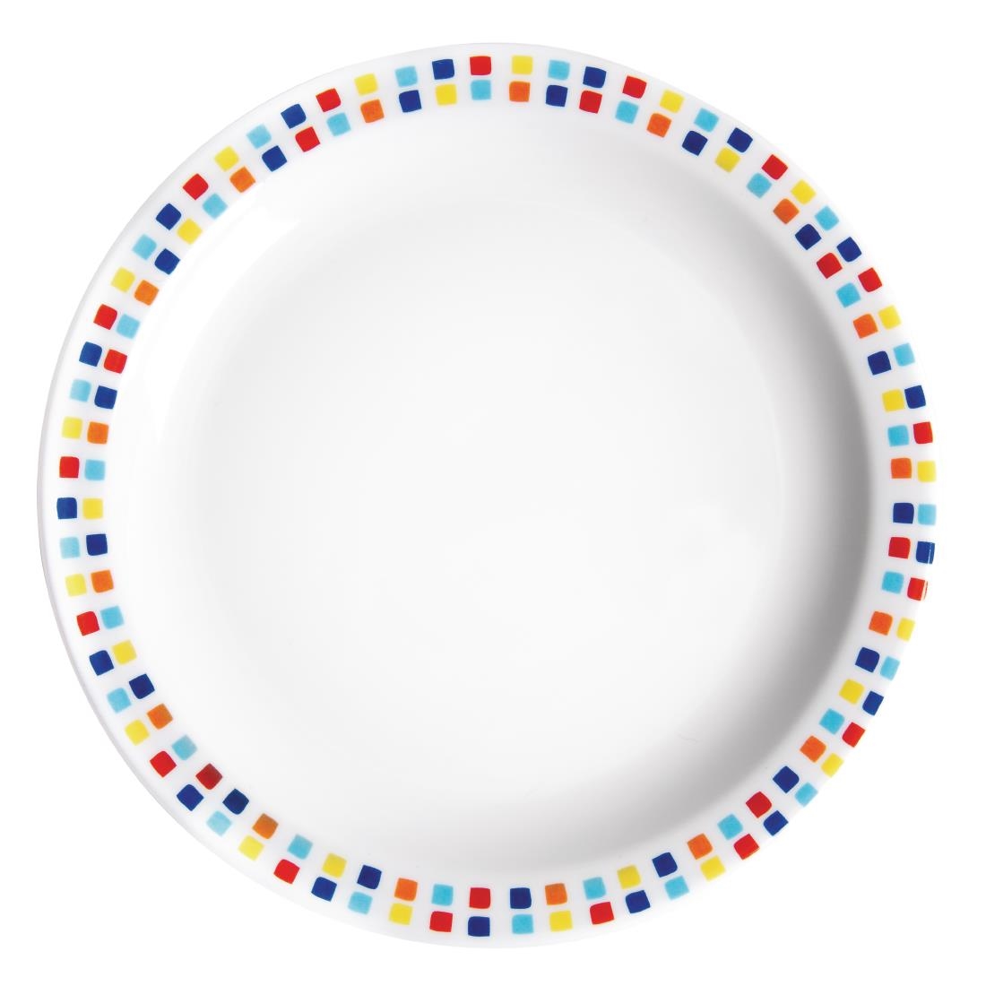 Utopia Patterned Spanish Tile Side Plates 160Mm (48 Pack)