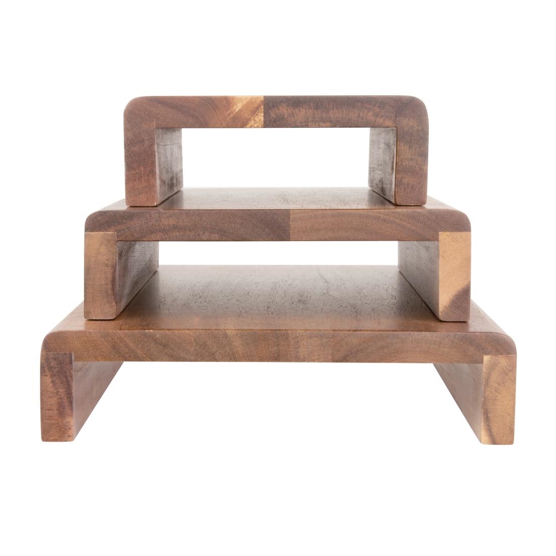 SwallowLiving – Rialzo In Legno Per Tavolo, Espositore O Alzatina, Stile Naturale