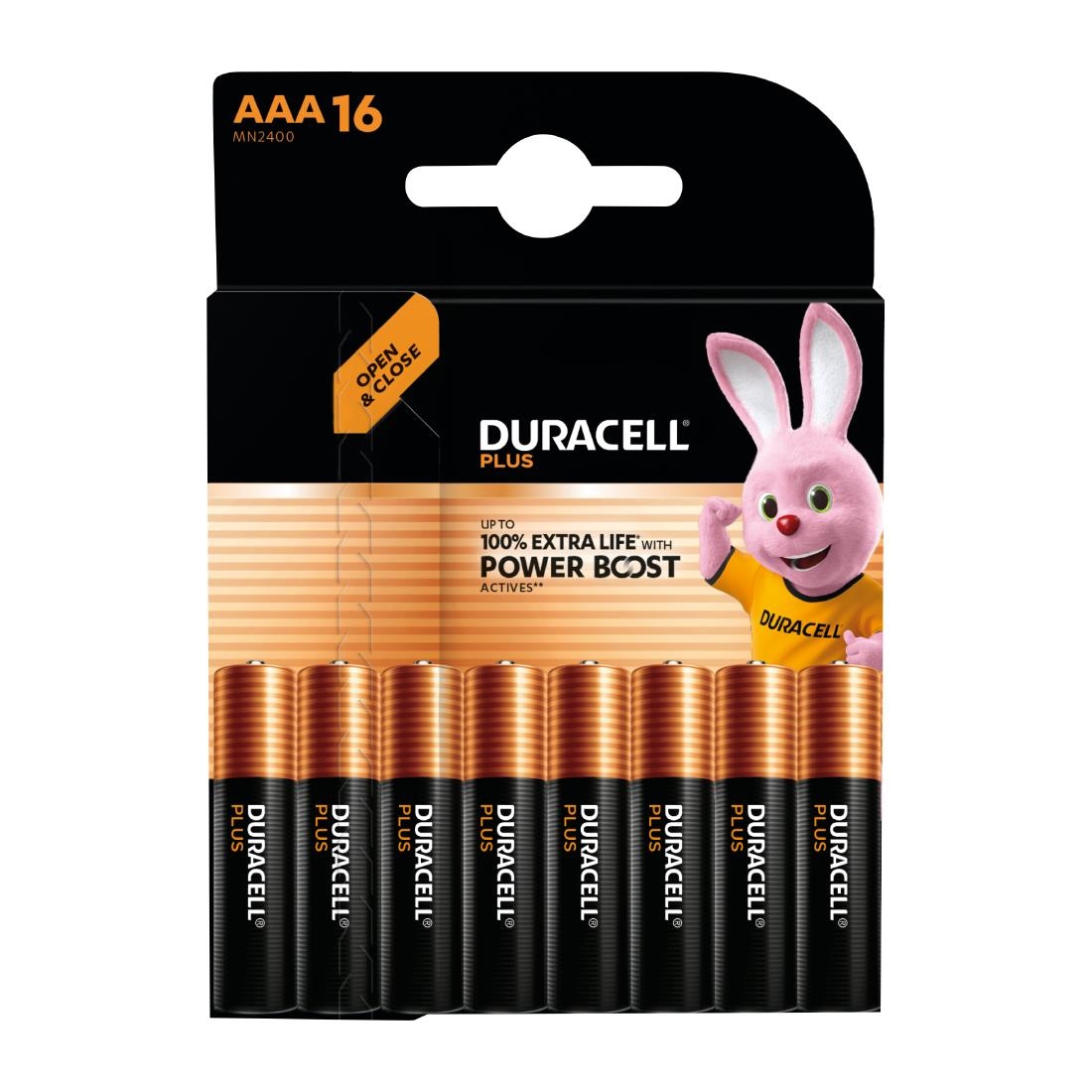 Duracell Plus AAA Batteries (Pack 16)