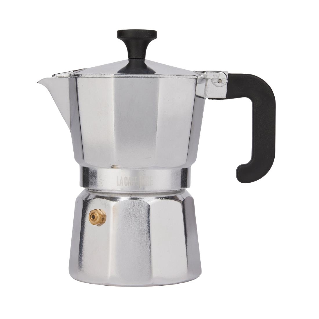 La Cafetiere Silver La Cafetière Venice Three Cup Espresso Maker Gift Set