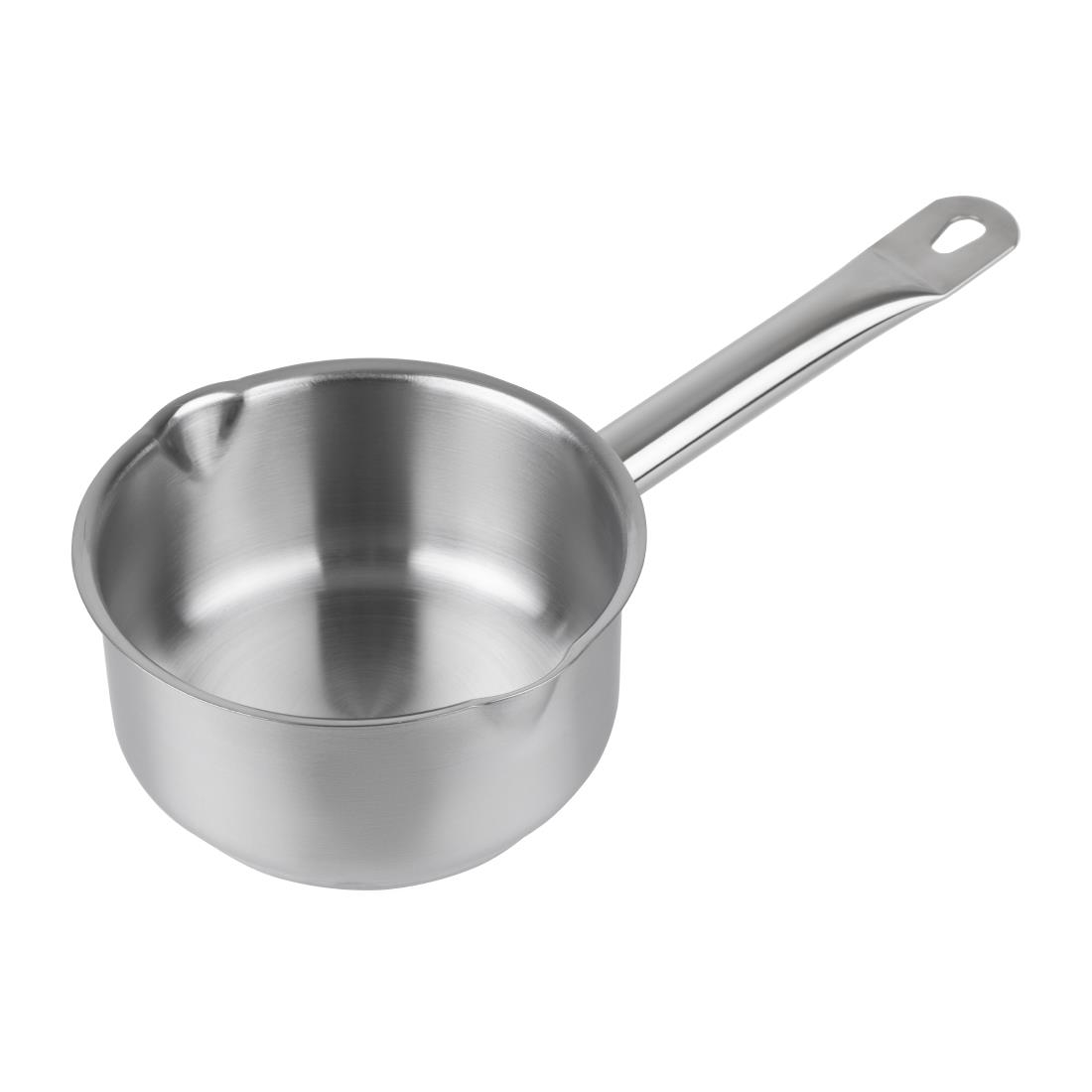 Vogue Silver Stainless Steel Milk Pan 14Cm