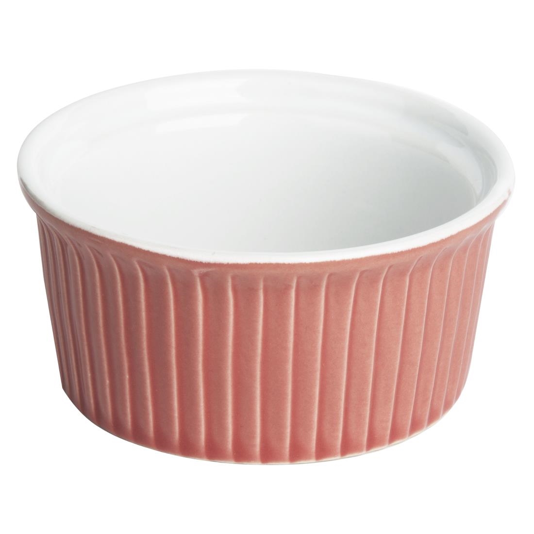 Olympia Red Pastel Ramekins 90Mm (12 Pack)