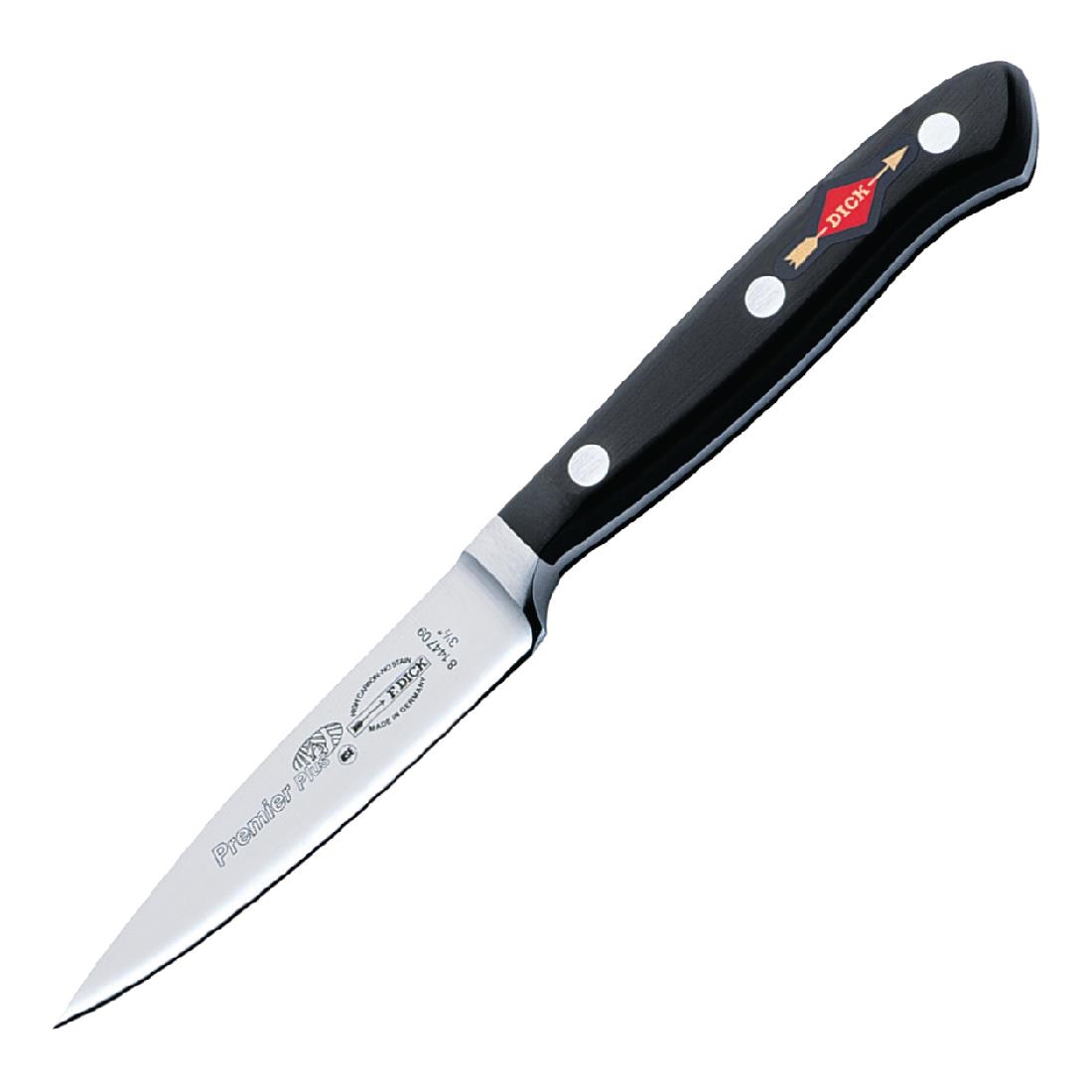Dick Knives DL384 Set Di Coltelli Professionali Con Sacchetto Arrotolabile, 10 Pezzi, Lame Affilate A Mano, Include Coltello Da Cuoco, Spatola, Forchetta E Affilatoio