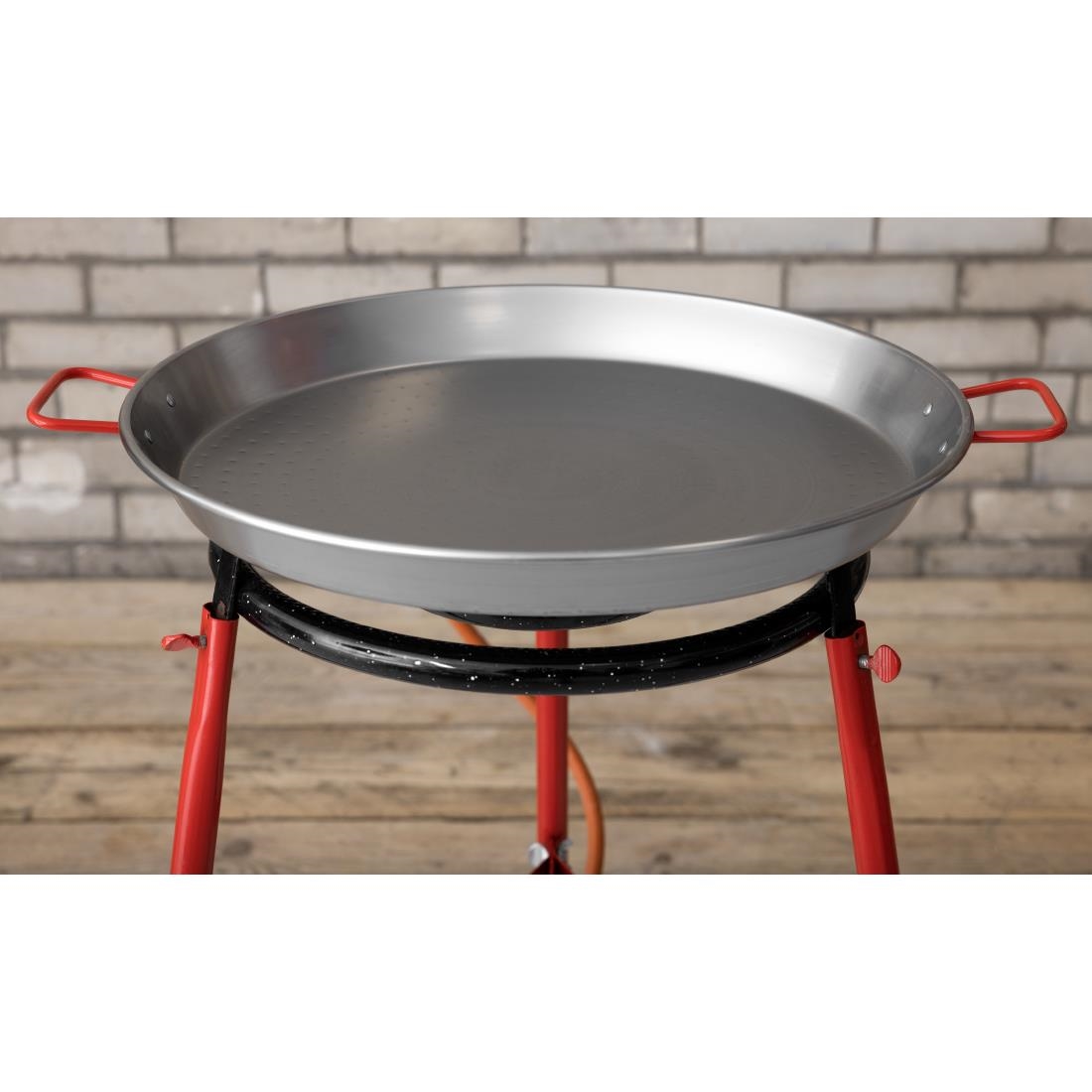 thumbnail image 2 of Garcima La Paella Valencia 18 Inch Carbon Steel Paella Pan With 16 Inch Burner - Perfect For Gas Stove 2 of 12