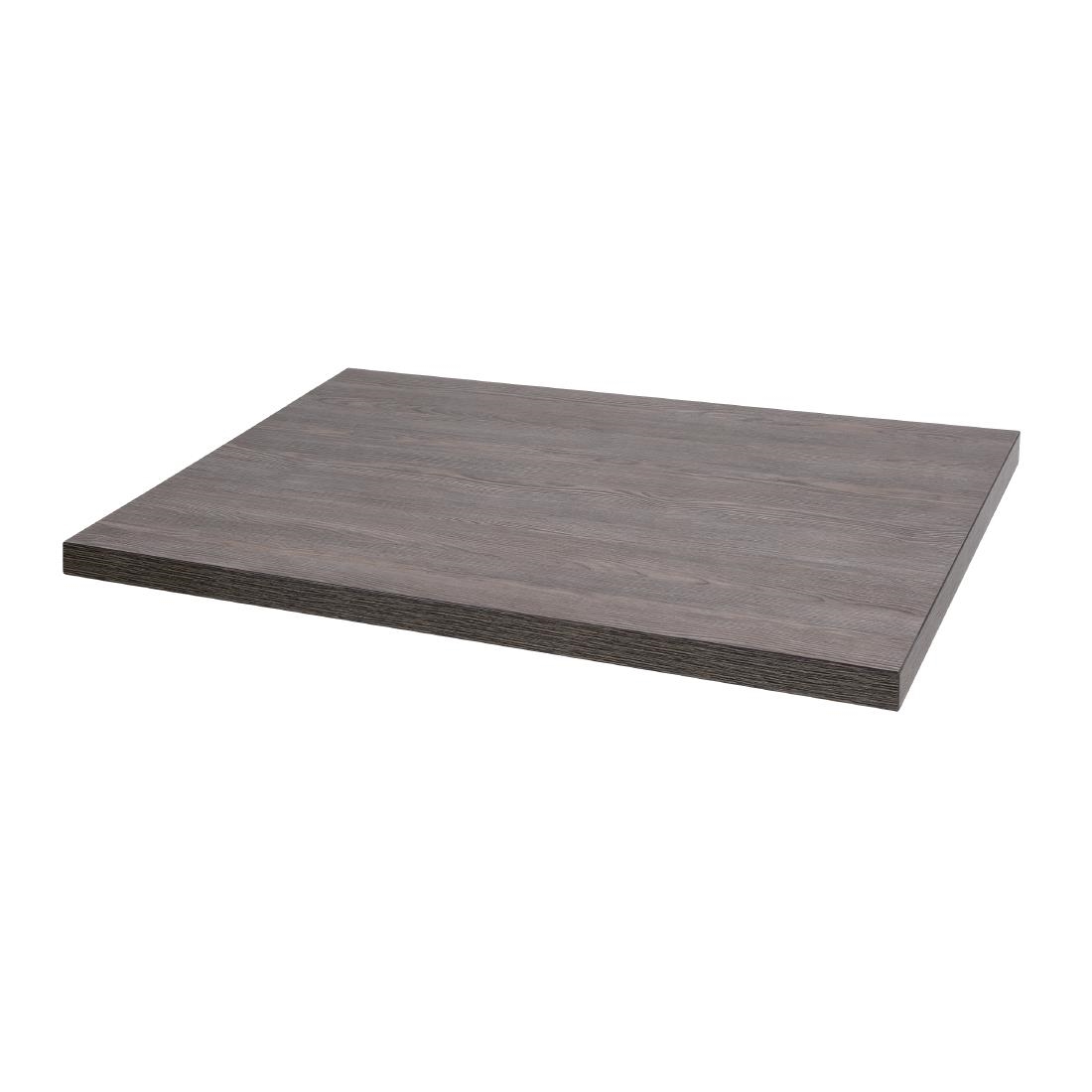 Bolero vorgebohrte rechteckige Tischplatte Vintage Wood 1100x700mm