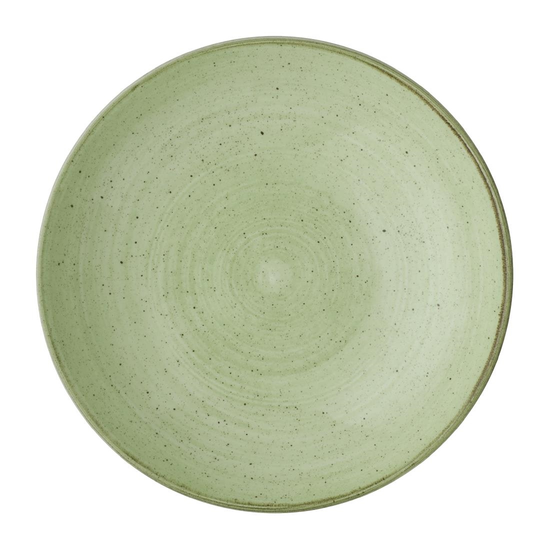 Churchill Green Stonecast Sage Coupe Bowls 248Mm (12 Pack)