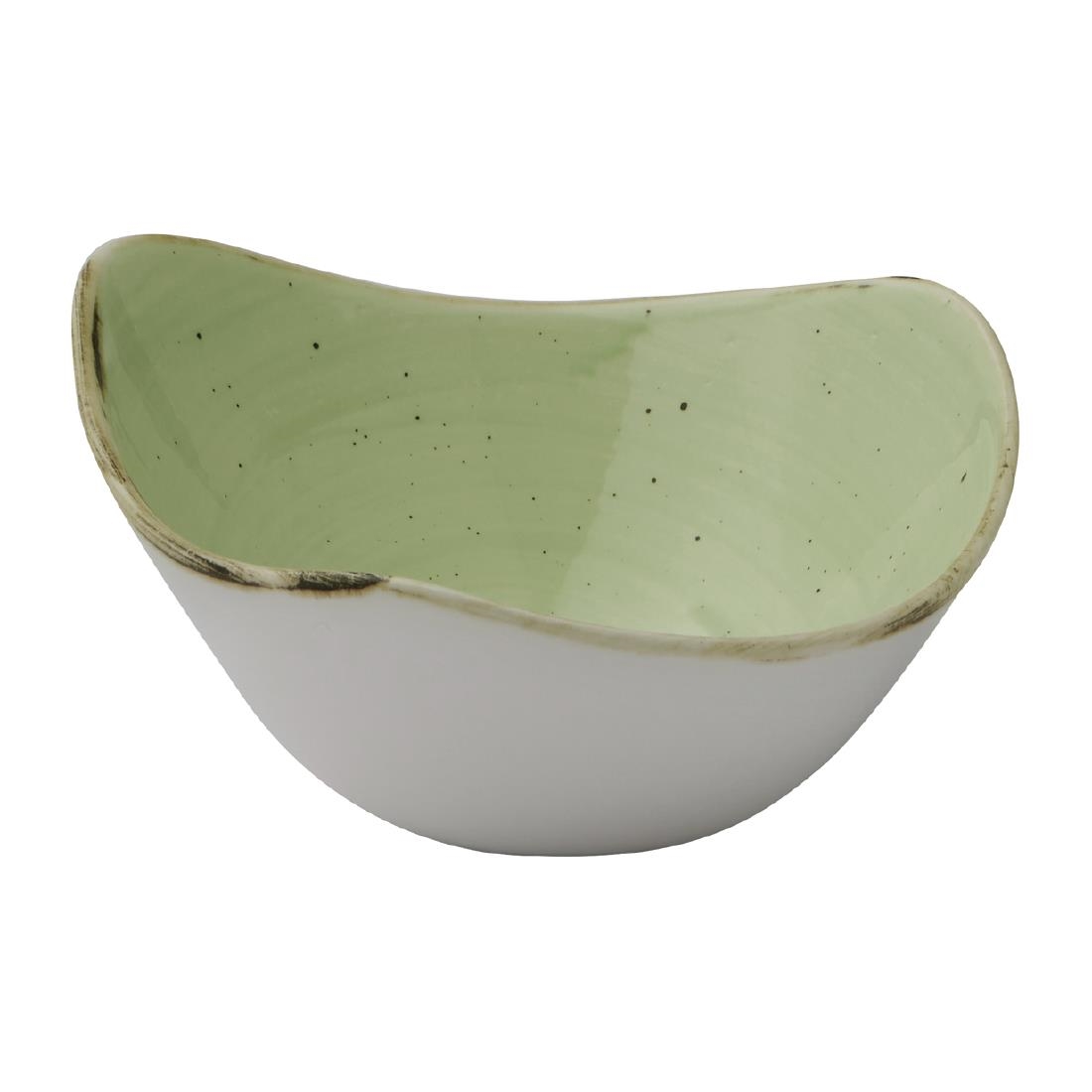 Churchill Green Stonecast Sage Triangle Bowls 153Mm (12 Pack)