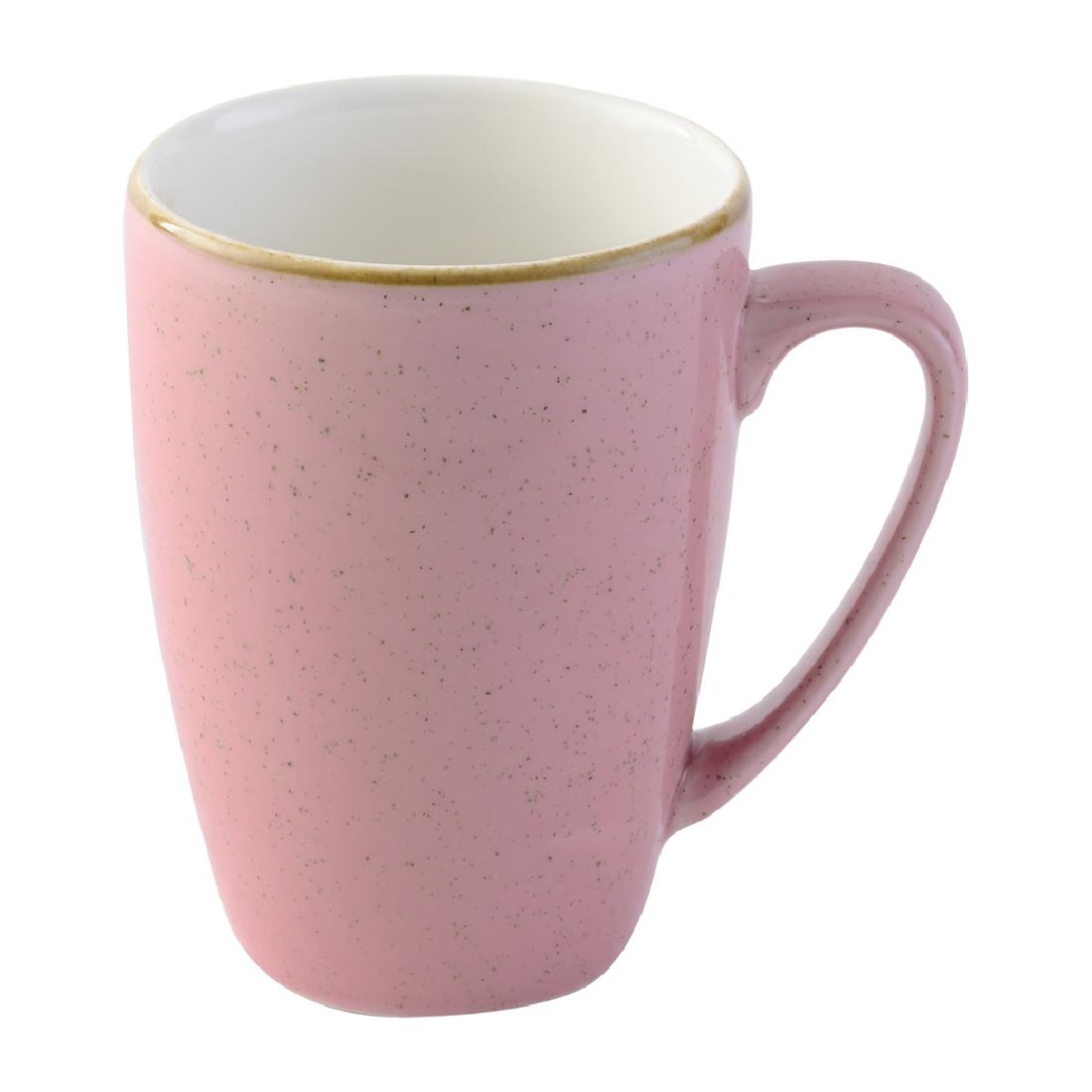 Churchill Pink Stonecast Petal Mugs 340Ml (12 Pack)