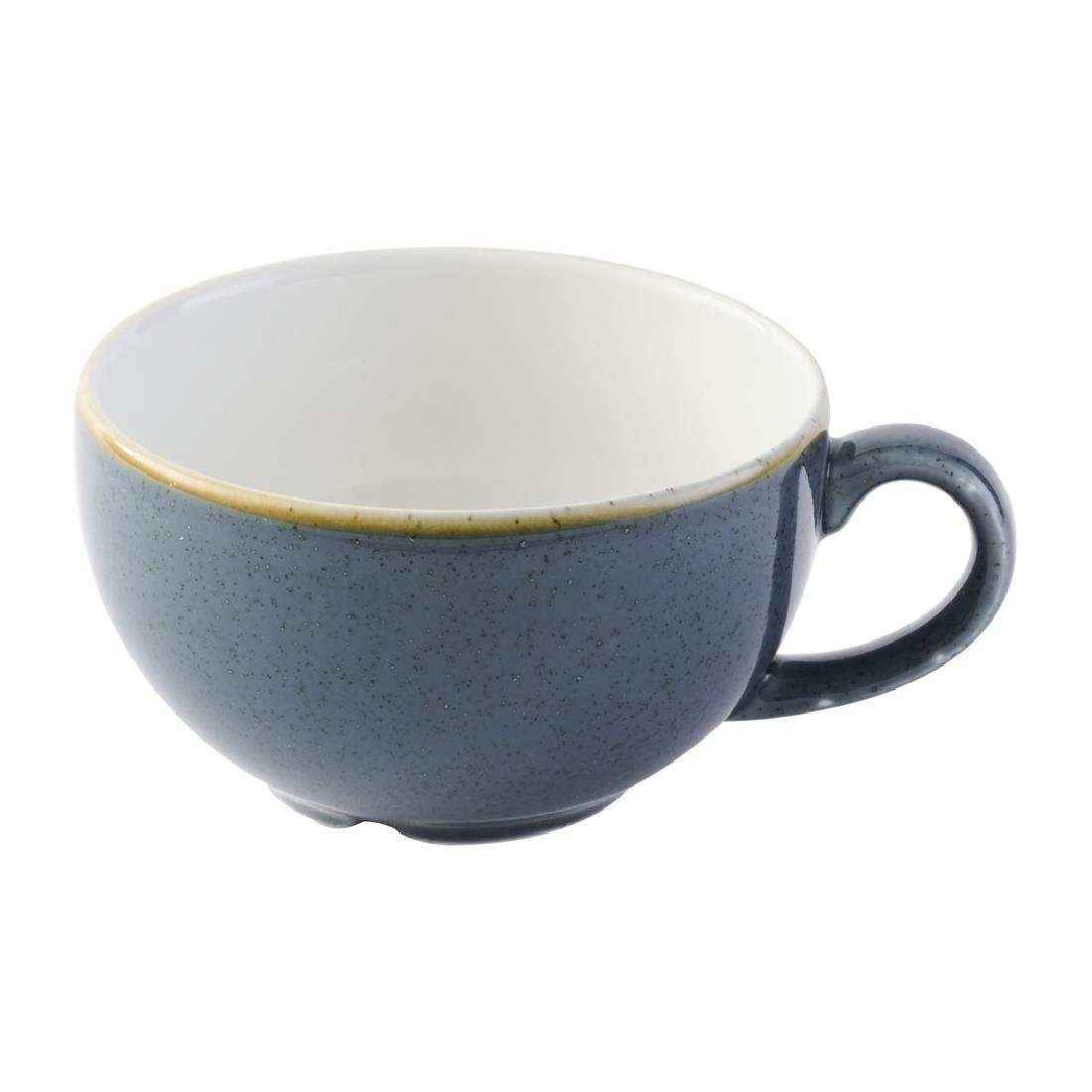 Churchill Blue Stonecast Berry Cappuccino Cups 227Ml (12 Pack)
