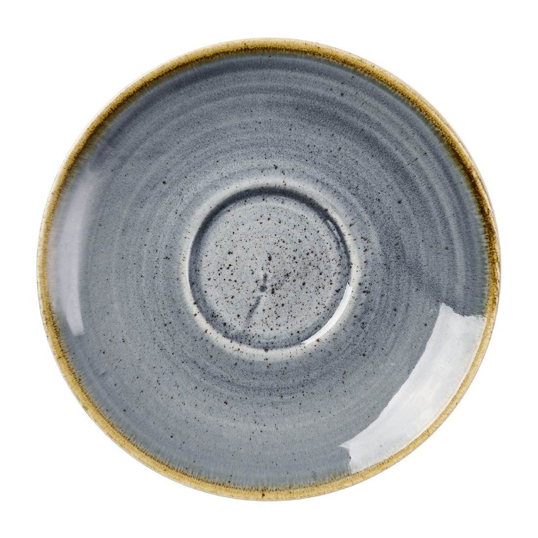 Churchill Blue Stonecast Berry Saucers 156Mm (12 Pack)
