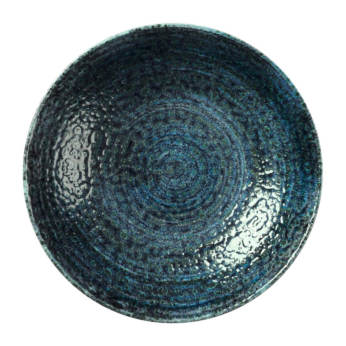 Churchill Blue Homespun Chroma Coupe Bowls 182Mm (12 Pack)