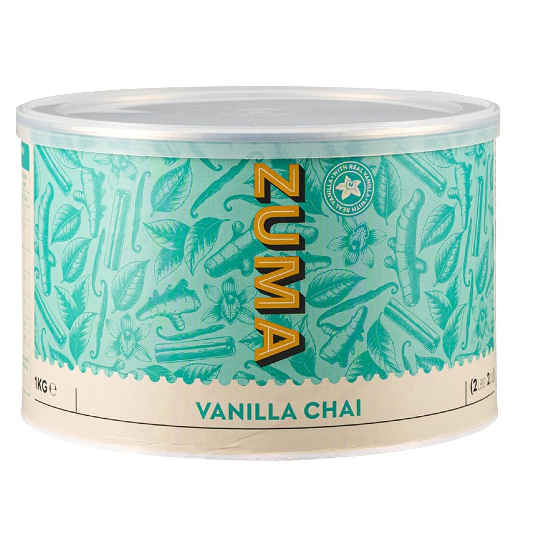 Zuma Black Vanilla Chai (Vegan) 1Kg Tin