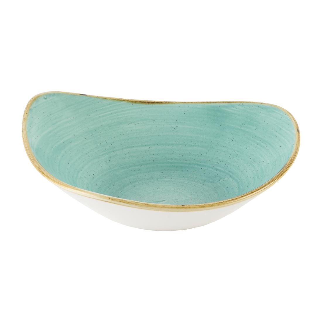 Churchill Super Vitrified Green Churchill Stonecast Mint Triangle Bowls 235Mm (12 Pack)