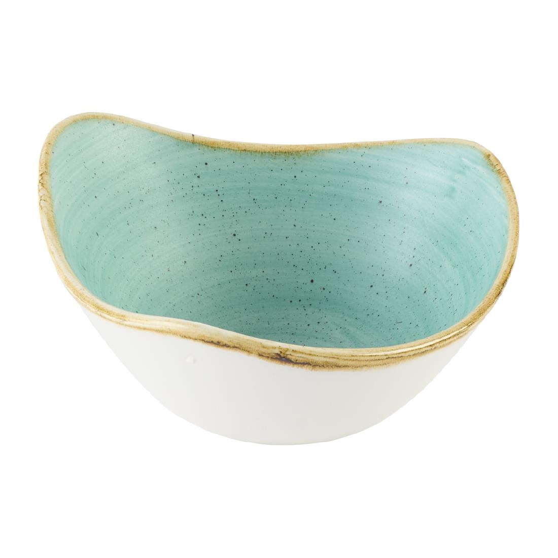 Churchill Super Vitrified Green Churchill Stonecast Mint Triangle Bowls 153Mm (12 Pack)