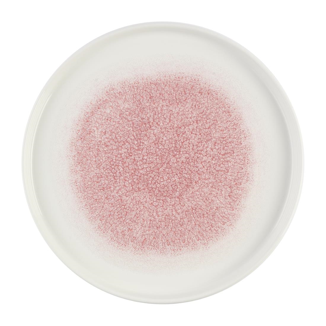 Churchill Super Vitrified Pink Churchill Studio Prints Raku Rose Quartz Chefs' Walled Plates 260Mm (6 Pack)