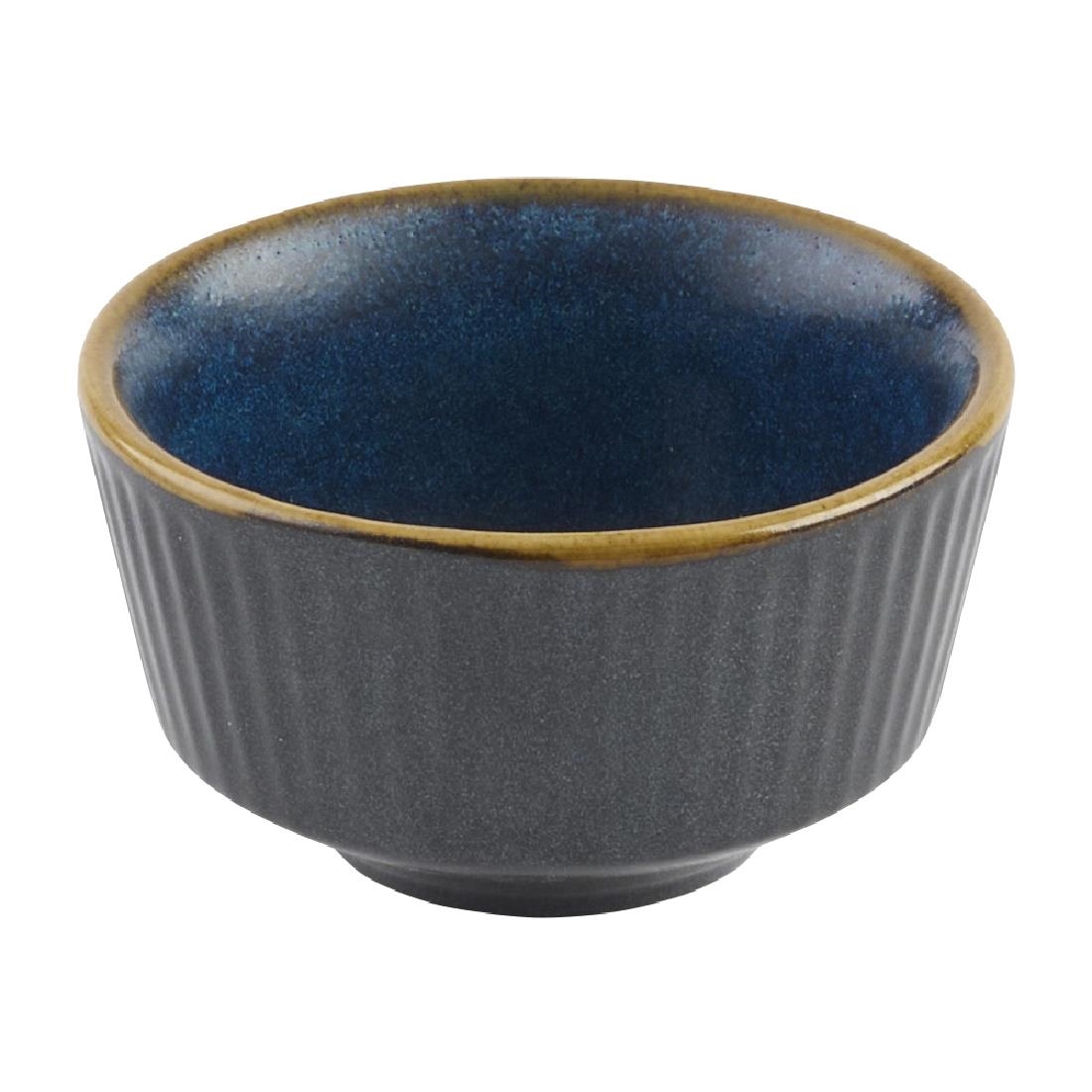 Churchill Super Vitrified Blue Churchill Nourish Tokyo Kochi Dip Pot 40 X 69Mm (12 Pack)