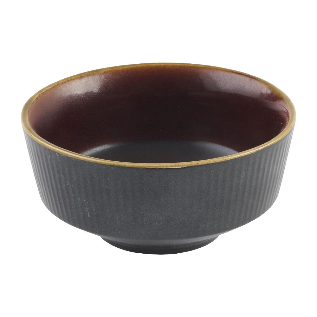 Churchill Super Vitrified Black Churchill Nourish Tokyo Kochi Soup Bowls 62 X 130Mm (12 Pack)