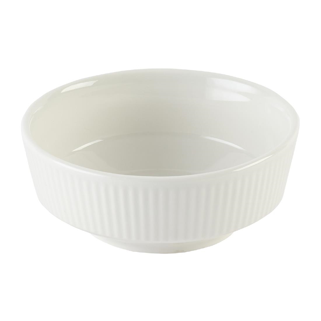 Churchill Super Vitrified White Churchill Nourish Kochi Shallow Bowls 50X 115Mm (12 Pack)