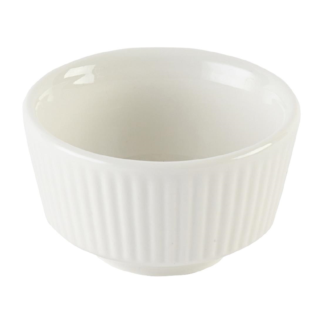 Churchill Super Vitrified White Churchill Nourish Kochi Dip Pot 48X 80Mm(12 Pack)