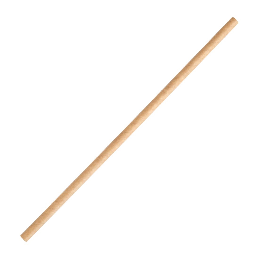 Lot De 250 Pailles En Papier Compostables Rayures Rouges - Longueur 21 Cm | Idéal Pour Fêtes Et Événements Écologiques