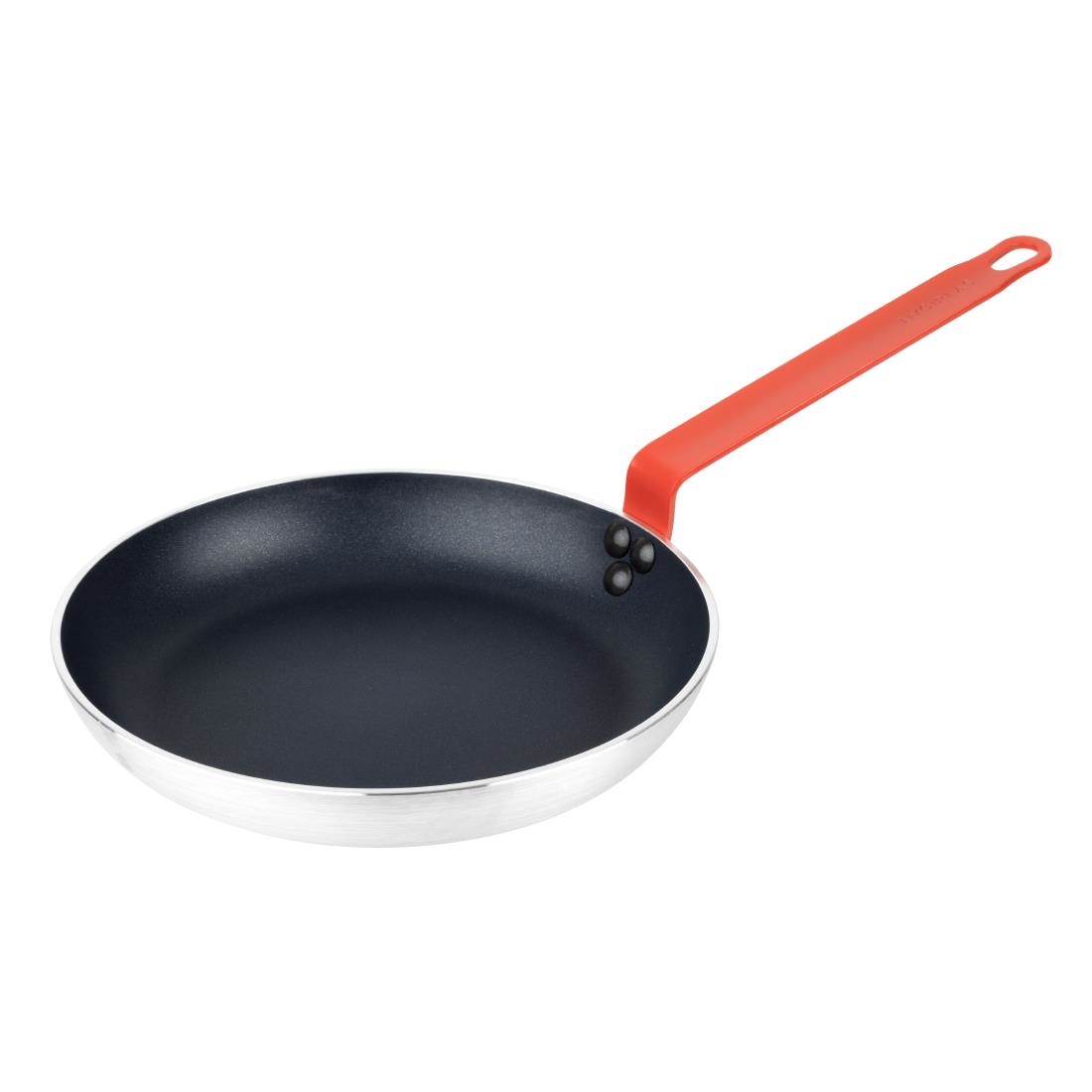 Hygiplas Red Aluminium Non-Stick Teflon Platinum Plus Frying Pan 28Cm