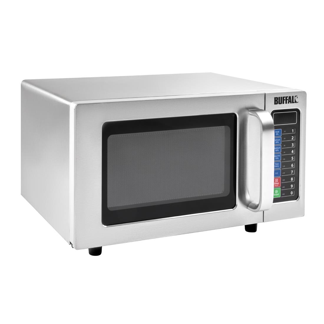 Buffalo Silver Programmable Commercial Microwave 25Ltr 1000W