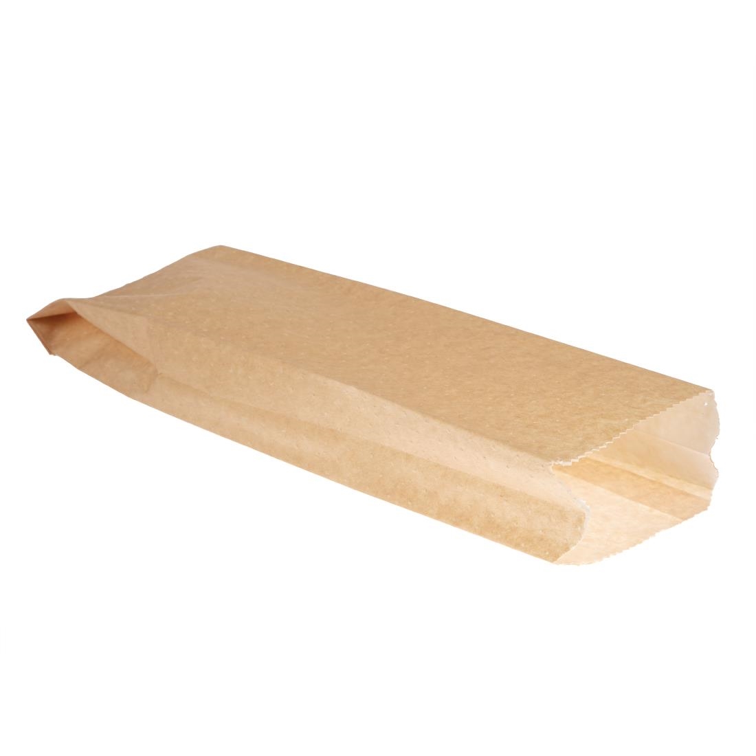 Fiesta Green biologisch abbaubare Snacktaschen aus Kraftpapier 35,6 x 10,1cm (500 Stück) - 500