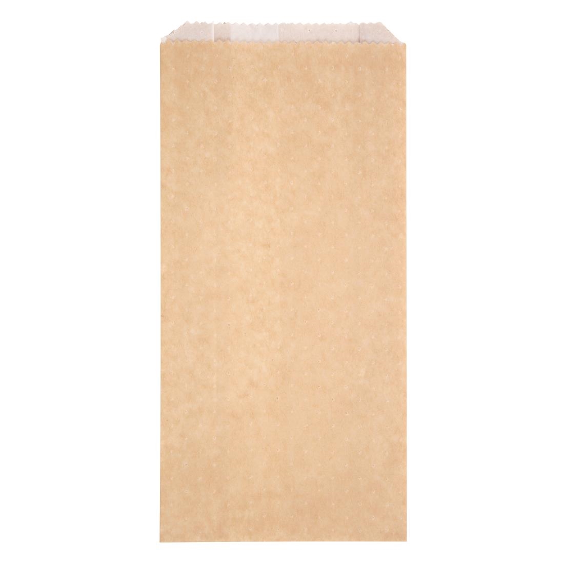 Fiesta Green biologisch abbaubare Snacktaschen aus Kraftpapier 25,4 x 12,7cm (500 Stück) - 500