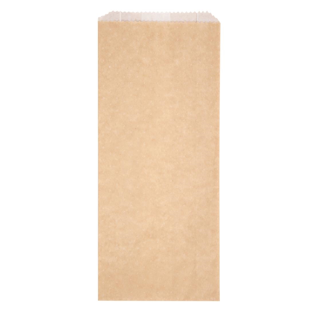 Fiesta Green biologisch abbaubare Snacktaschen aus Kraftpapier 29,2 x 12,7cm (500 Stück) - 500