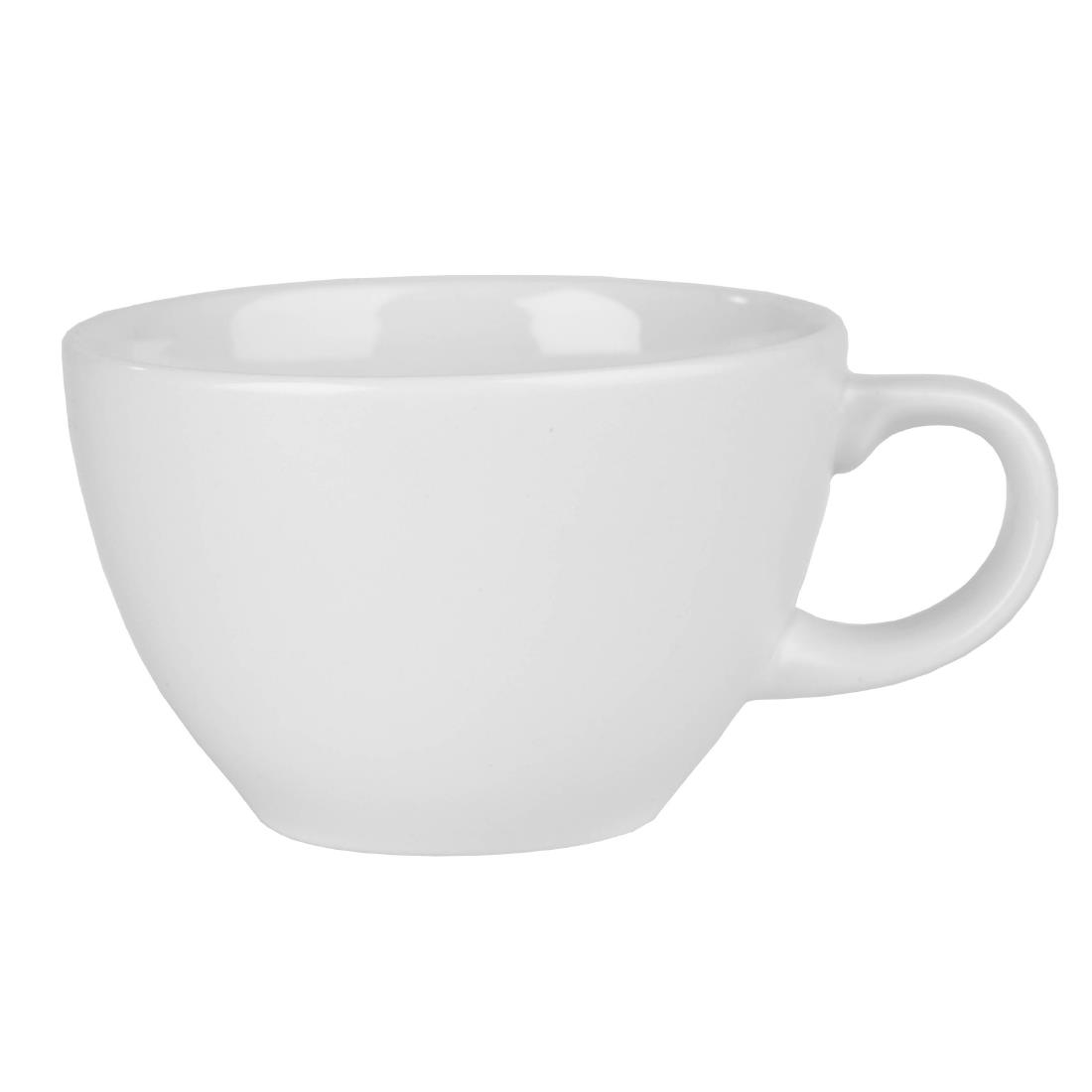 Churchill White Profile Teacups 340Ml (12 Pack)