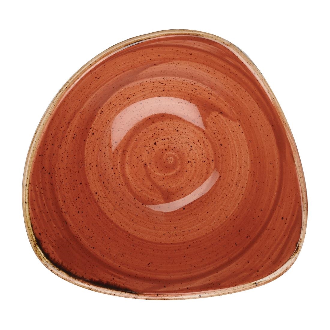 Churchill Orange Stonecast Lotus Bowls Spiced 153Mm (12 Pack)