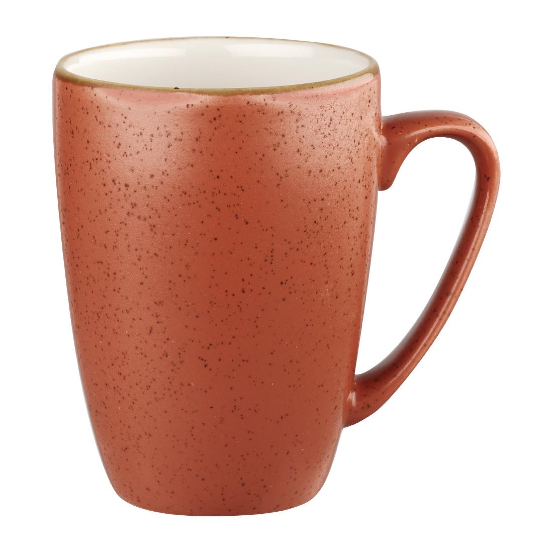Churchill Orange Stonecast Mugs Spiced 340Ml (12 Pack)