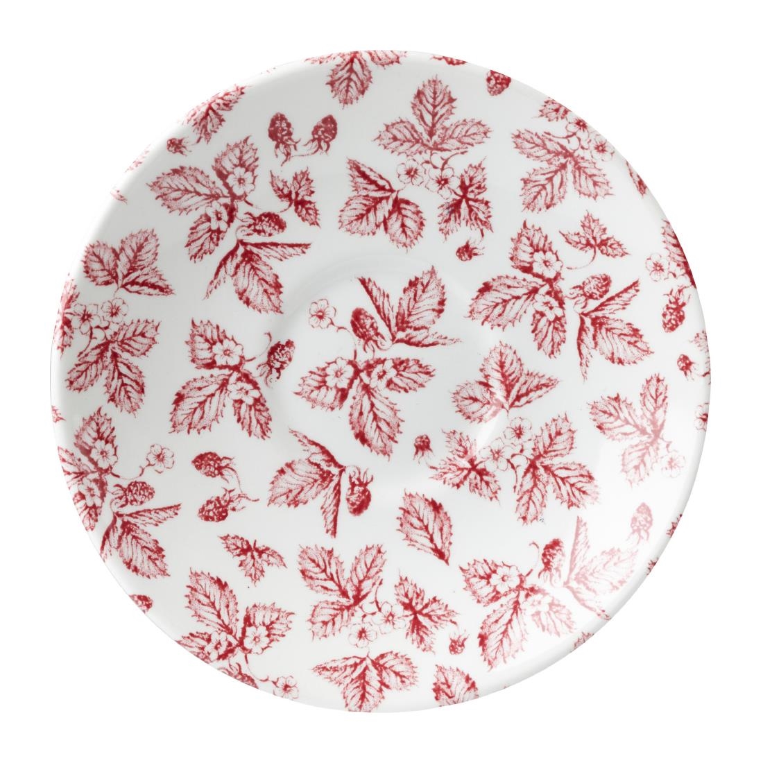 Churchill Patterned Vintage Prints Saucers Cranberry Bramble 141Mm (12 Pack)