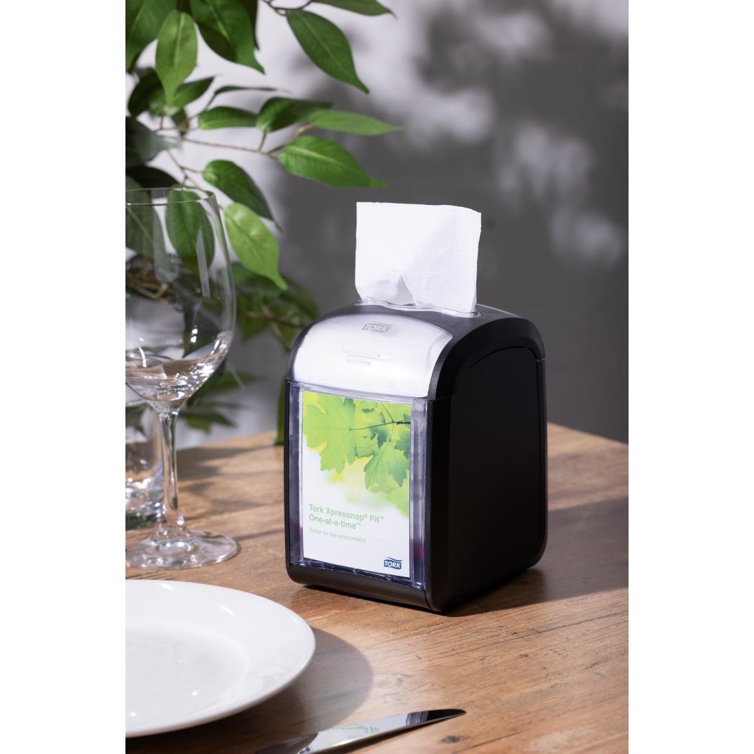 Tork Xpressnap Fit Tabletop Napkin Dispenser Black N14 - FS374