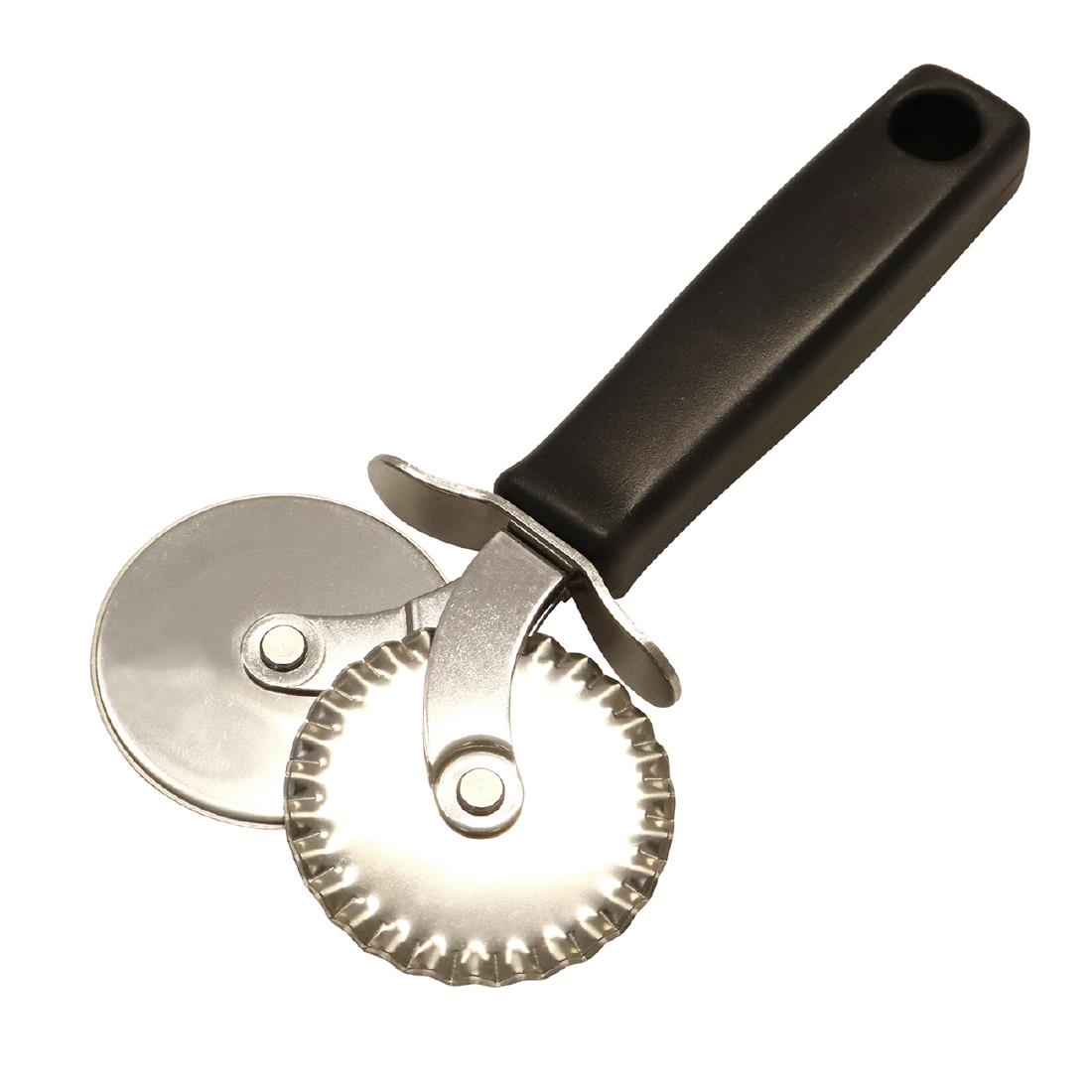 Schneider Black Dough And Pizza Cutter