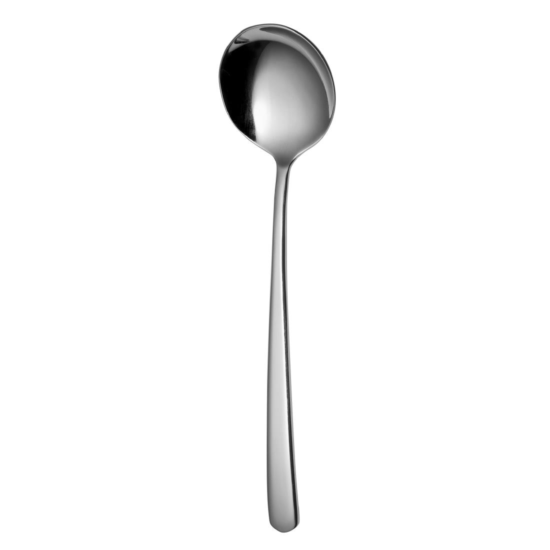 Churchill Silver Sola Donau English Soup Spoon (12 Pack)