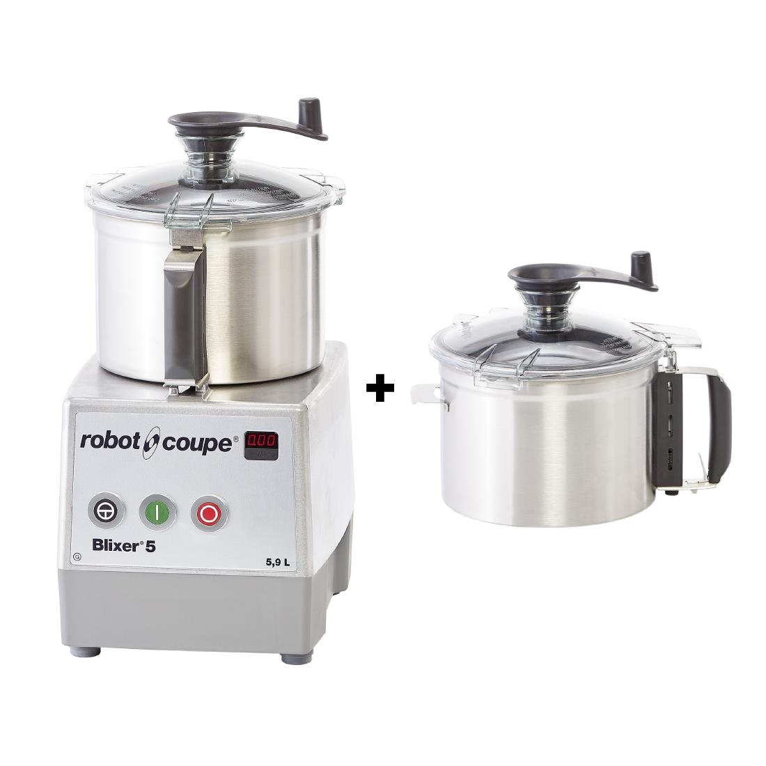 Robot Coupe Blixer 5 - 5.9Ltr Stainless Bowl + Additional Bowl