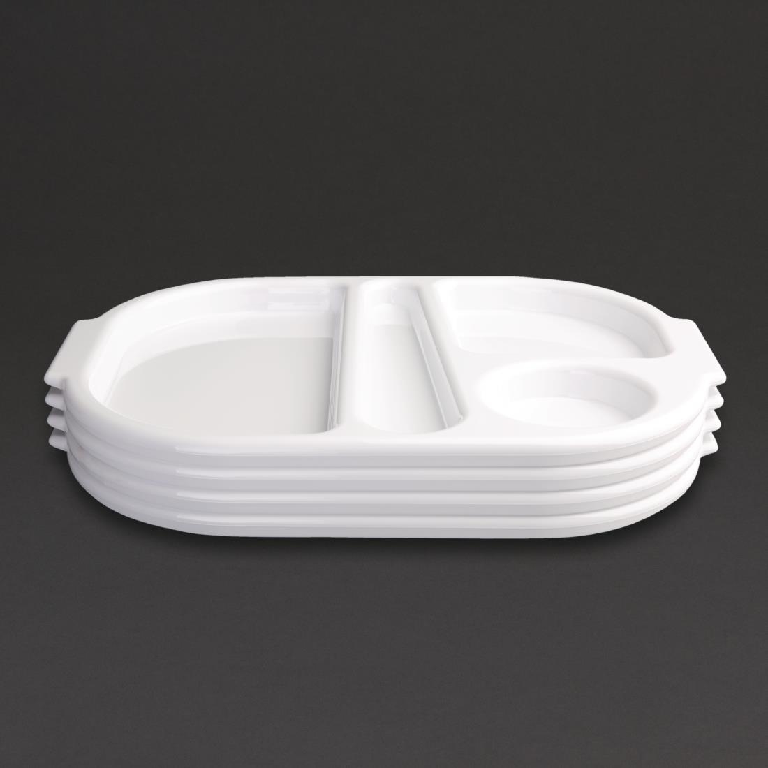 Olympia Kristallon Tablett – Rot, 350x450 Mm, Aus Polypropylen, Strukturierte Oberfläche