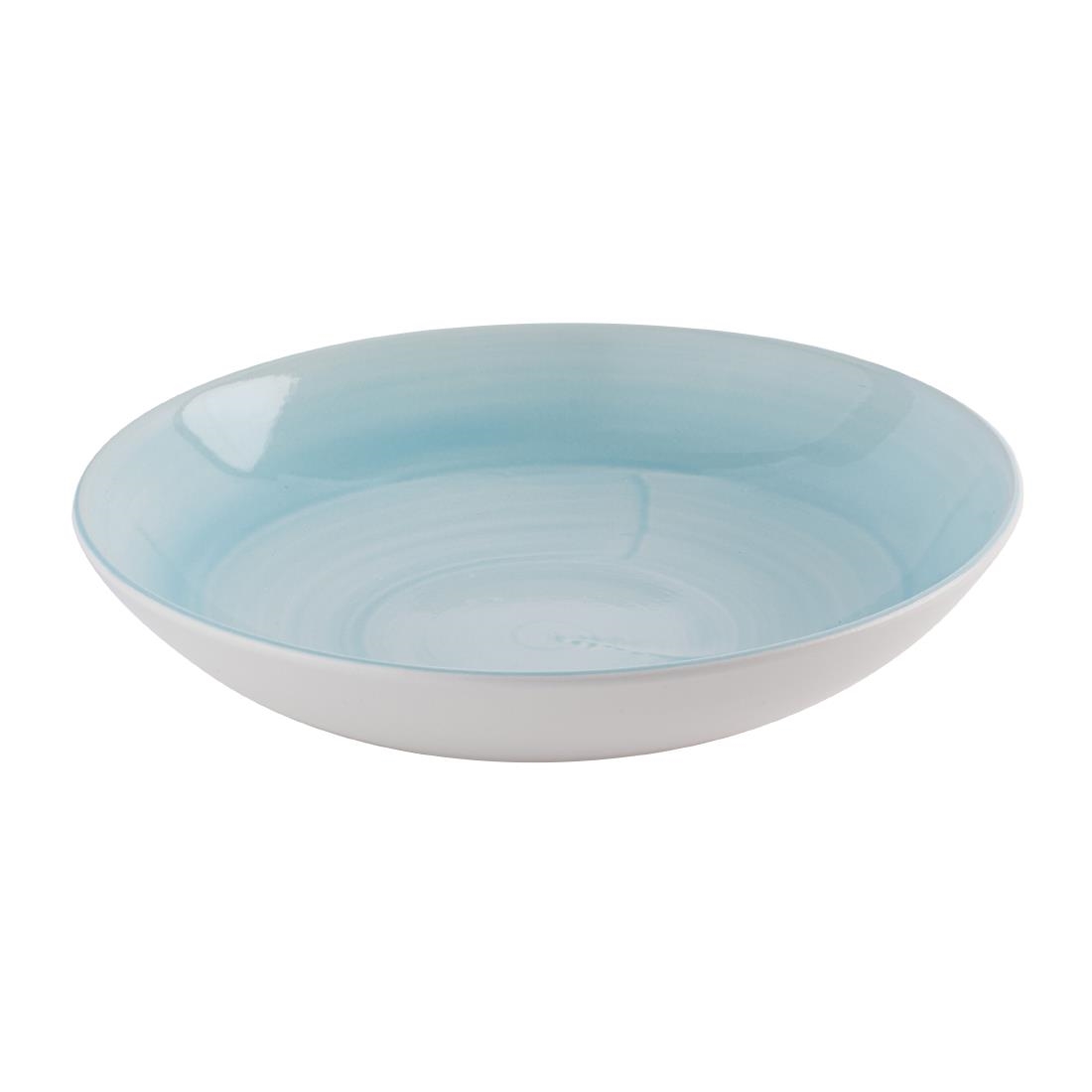 Churchill Super Vitrified Blue Churchill Stonecast Canvas Breeze Evolve Coupe Bowls 247Mm (12 Pack)