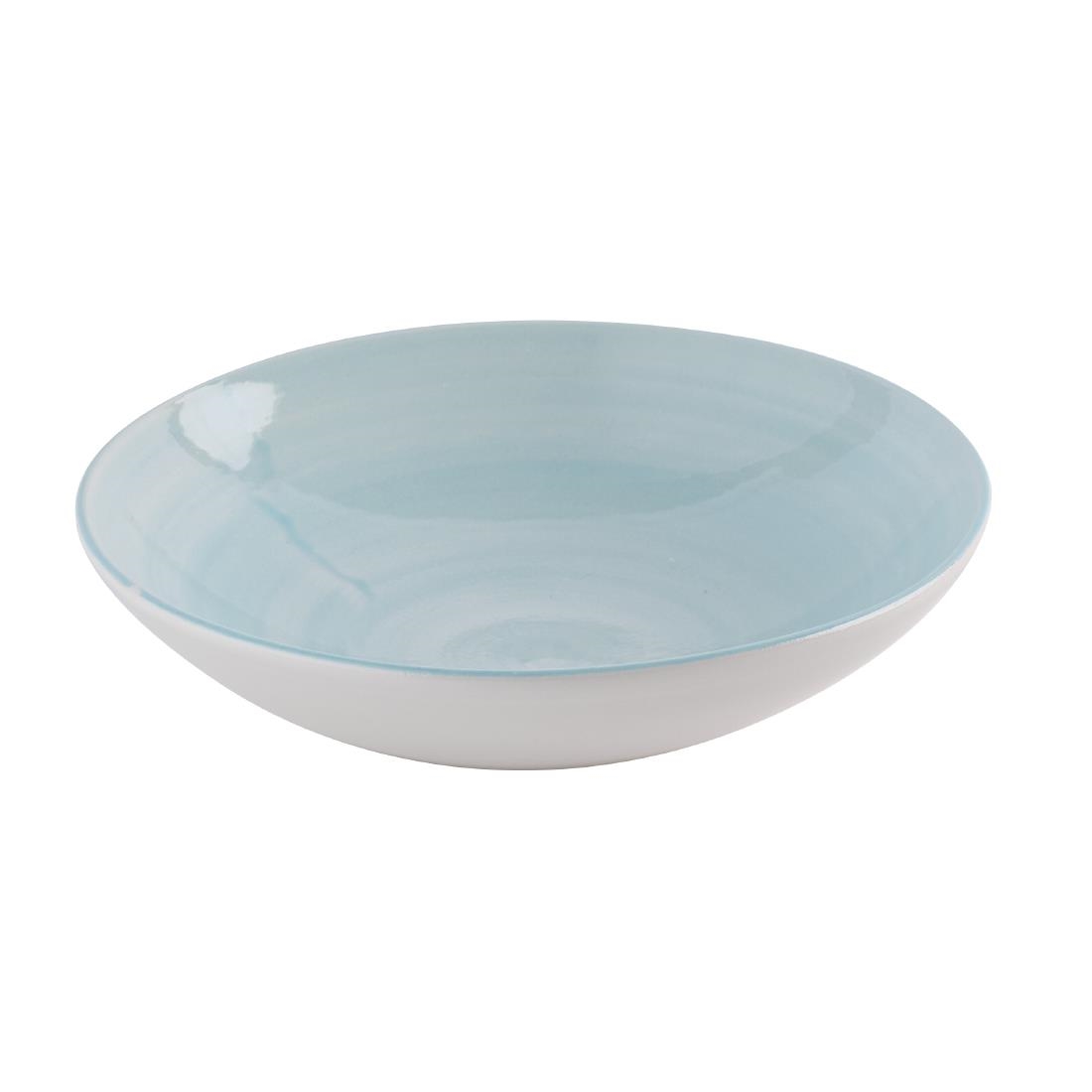 Churchill Super Vitrified Blue Churchill Stonecast Canvas Breeze Coupe Bowls 184Mm (12 Pack)