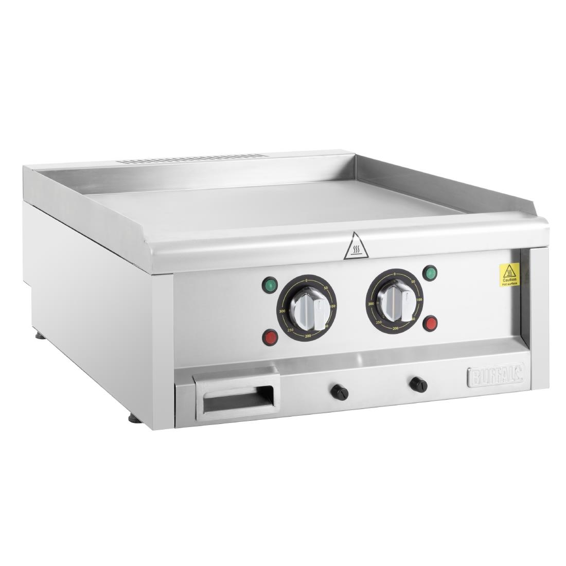 Buffalo Silver 600 Series Dual Zone Electric Griddle 600Mm Single Phase