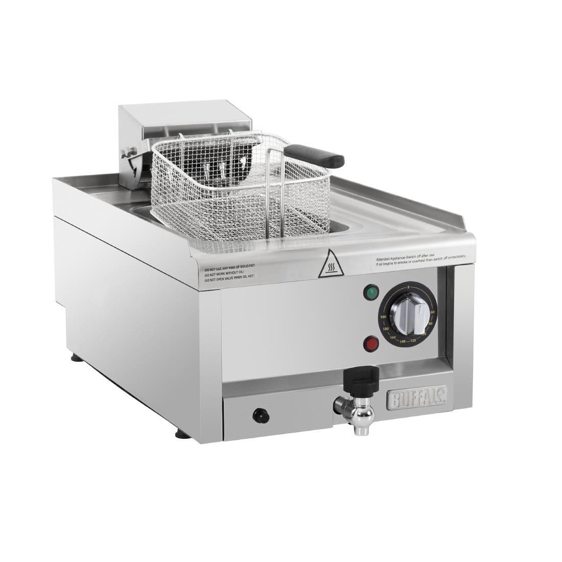 Buffalo Silver 600 Series Countertop Electric Fryer 8Ltr Single Phase