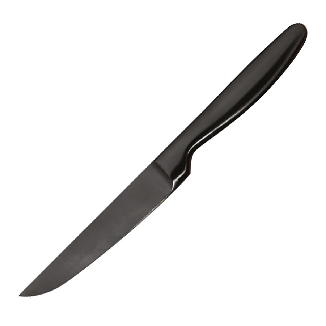 Couteaux à steak Comas Boj gris acier satiné (Boîte de 6)