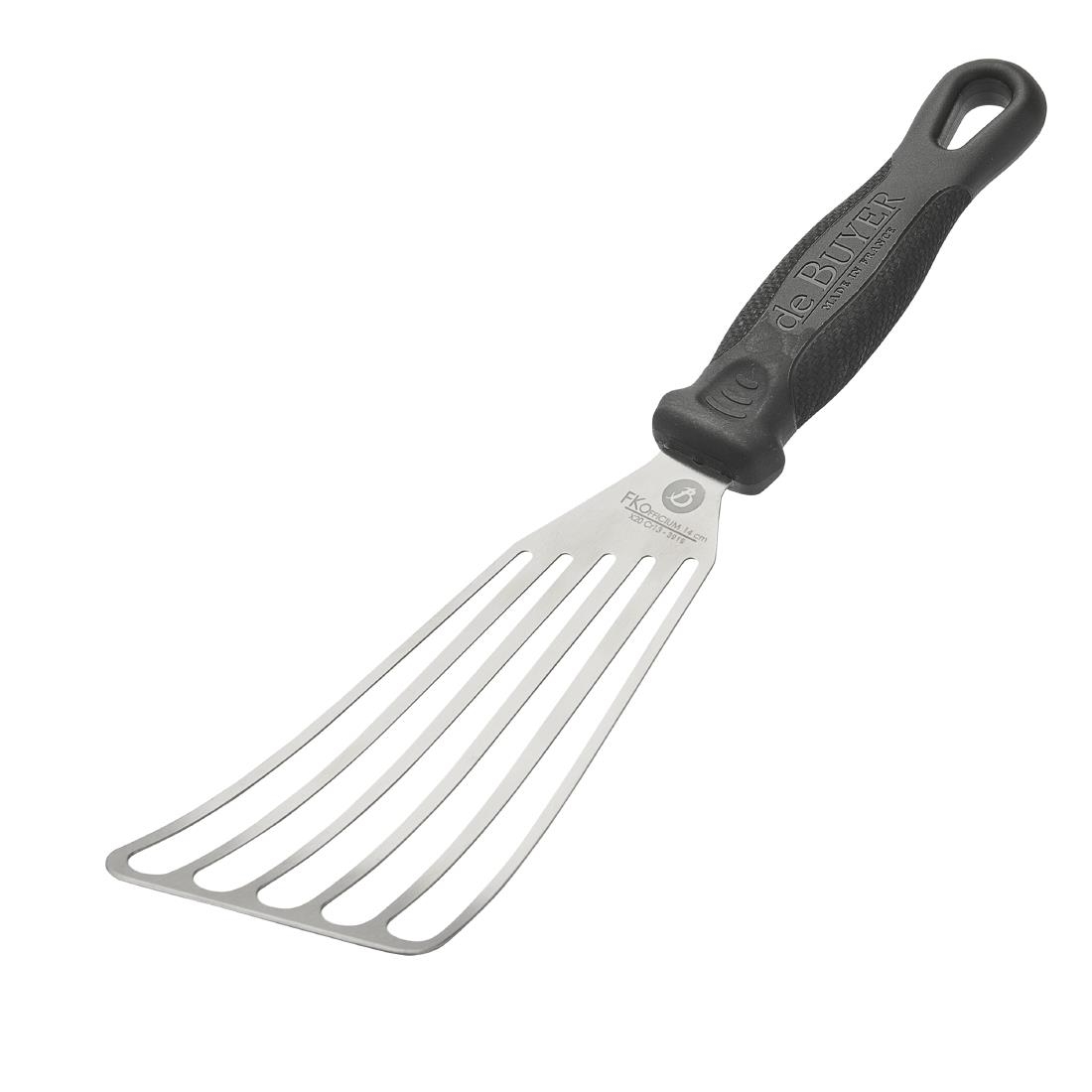 De Buyer Silver Flexible Slotted Turner