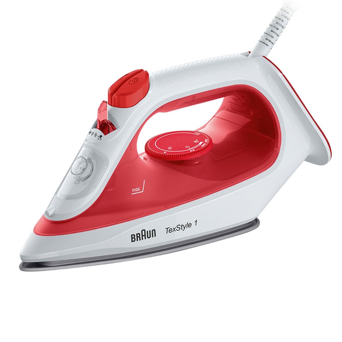 Braun Red Texstyle 1 Steam Iron Si1019rd