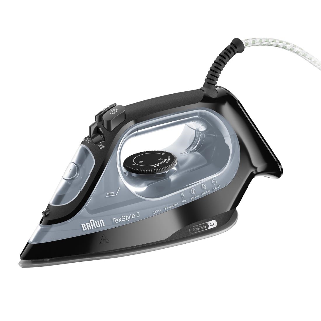 Braun Black Texstyle 3 Steam Iron Si3055
