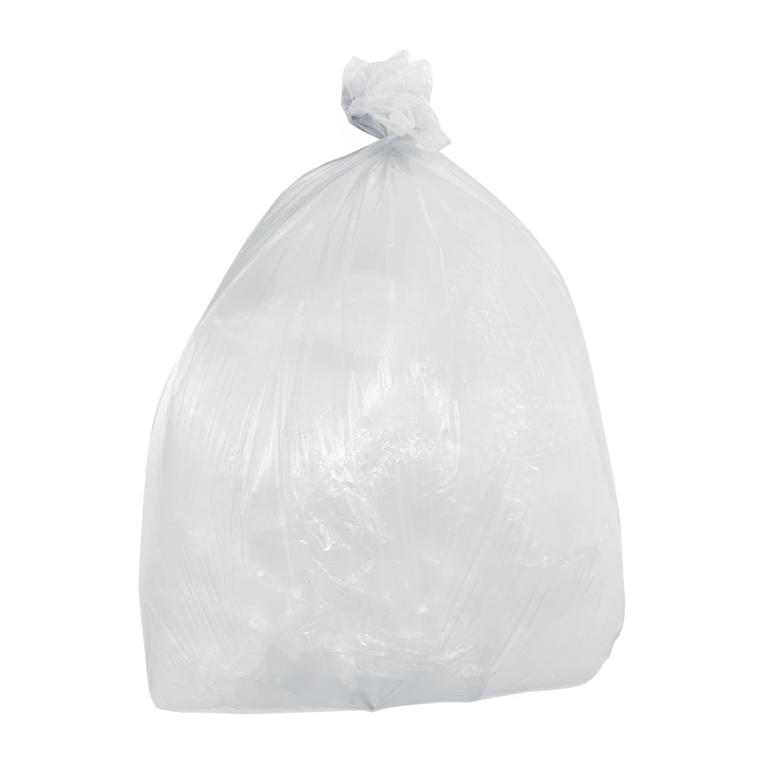 Jantex Clear Light Duty Bin Bags 80Ltr (200 Pack)