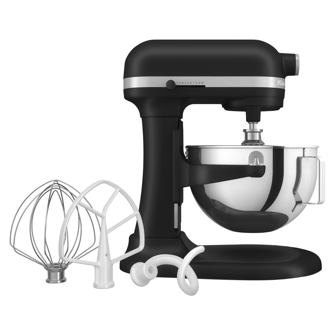 KitchenAid Heavy Duty Stand Mixer 5.2Ltr Matte Black - HW781 - Nisbets