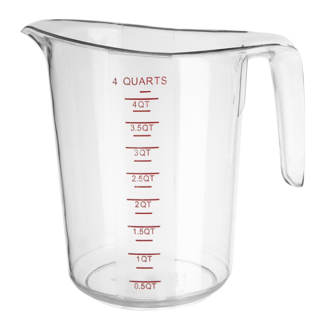Vogue Clear Polycarbonate Measuring Jug 4Ltr