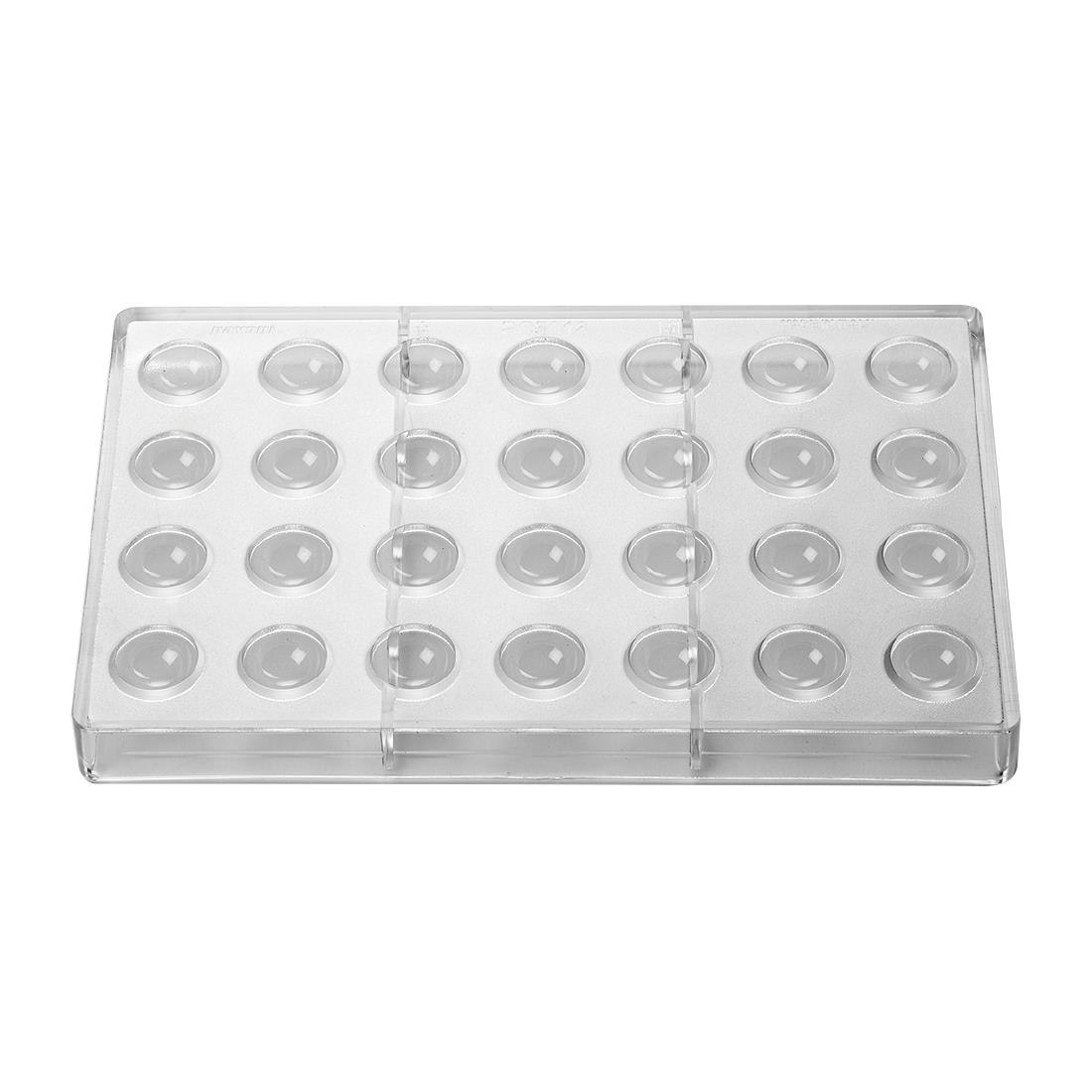 Pavoni Clear 25X12mm Hemisphere Mould 275X175mm